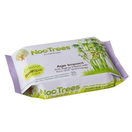 NOOTREES Nootrees SELFSPA-A-0003-CTN72 Age Impact Anti-Aging Wipes - Pack of 3 SELFSPA-A-0003-CTN72